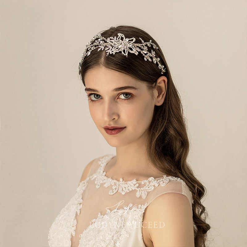 Millet Pearl Flower Multi-Branch Chain Bridal Headpiece