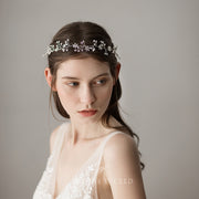 Fresh Snowflake Beaded Bridal Headpiece