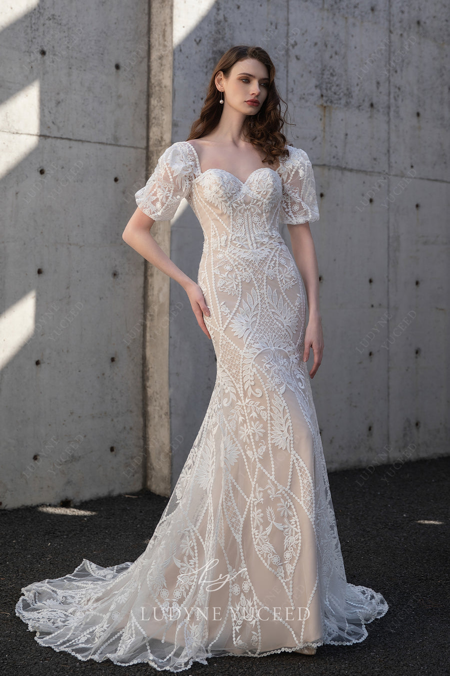 Boho Chic Lace Fit And Flare Wedding Dress Wholesale Ludyne Yuceed Boho Chic Lace Fit And Flare Wedding Dress Wholesale Ludyne Yuceed