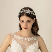 Millet Pearl Flower Multi-Branch Chain Bridal Headpiece