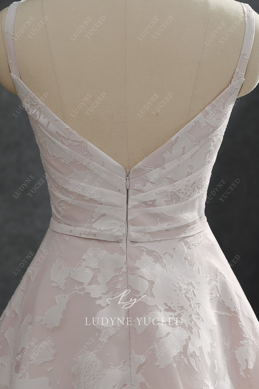 In Stock|Floral A-Line Organza Wedding Dress