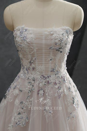 In Stock|Fairytale Floral Lace A-line Bridal Gown