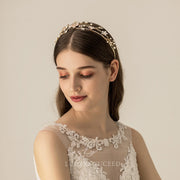 Stylish Alloy Diamond-Encrusted Bridal Headpiece