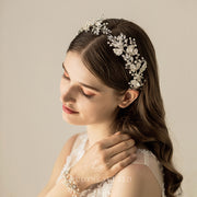 Shiny Rhinestones Crystals Bridal Headpiece