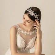 Millet Pearl Flower Multi-Branch Chain Bridal Headpiece