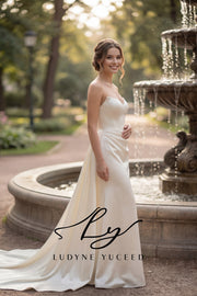 Strapless Two-Piece Gown for Garden Romance