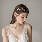 Fresh Snowflake Beaded Bridal Headpiece