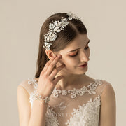 Shiny Rhinestones Crystals Bridal Headpiece