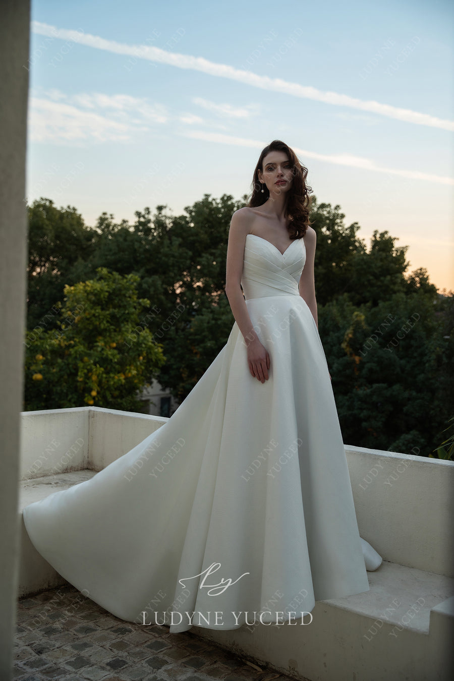 Satin Ballgown Strapless Sweetheart Wedding Dress