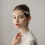 Ethereal Pearl Flower Bridal Headpiece