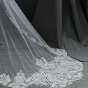 Lace Edge Bridal Veil Cathedral Length Wedding Veil