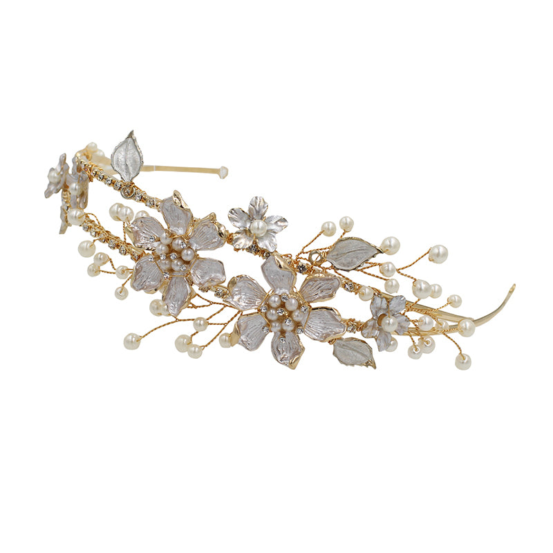 Stylish Alloy Diamond-Encrusted Bridal Headpiece